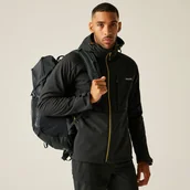 Kurtki i kamizelki sportowe męskie - Regatta Kurtka męska softshell wodoodporny Hewitts Czarny, Rozmiar: 5XL - miniaturka - grafika 1