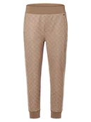 Spodnie męskie - JOOP! Spodnie dresowe Mężczyźni Bawełna beżowy wzorzysty, XXL - miniaturka - grafika 1