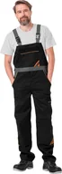Odzież robocza - SPODNIE OCHRONNE OGRODNICZKI REIS PRO-B; CZARNO-POMARAŃCZOWO-SZARY - miniaturka - grafika 1