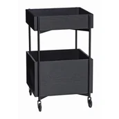 Wózki kuchenne - Wózek z drewna jesionowego na kółkach 42x37 cm Fresh - Hübsch - miniaturka - grafika 1