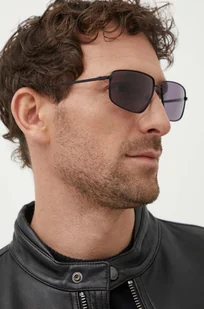 Guess okulary przeciwsłoneczne męskie kolor czarny GU00088_6201Y - Okulary przeciwsłoneczne - miniaturka - grafika 1