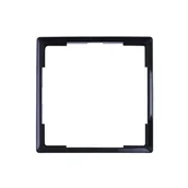 Klawisze i ramki - Polmark Ramka ozdobna gniazda Tarnów Rosa czarna - miniaturka - grafika 1