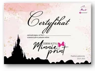 Pozostałe akcesoria kosmetyczne - Certyfikat ze szkolenia online Zdobienia w stylu Minnie Print By Paulina Laskowska wersja Drukowana - miniaturka - grafika 1