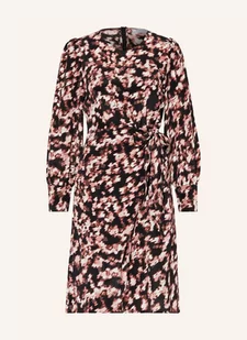 Moss Copenhagen Sukienka Mschbellamaya Rhian W Stylu Kopertowym schwarz - Sukienki - miniaturka - grafika 1