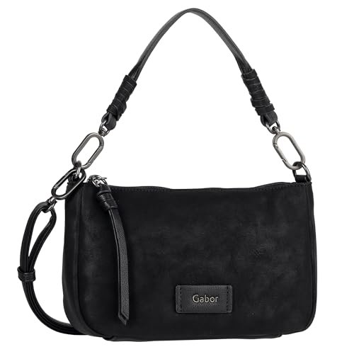 Gabor bags Lida damska torba na ramię Crossbody Bag mała, czarny, S