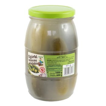 Bies Ogórki Kiszone Wiejskie 1000/600 G