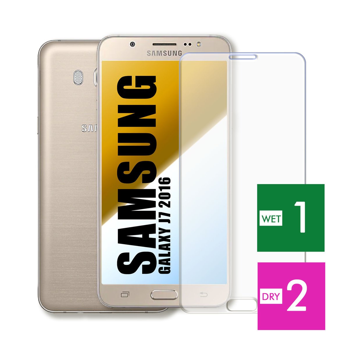 WZMOCNIONE SZKŁO DO SAMSUNG GALAXY J7 2016 SZYBKA HARTOWANE 9H JAKOŚĆ