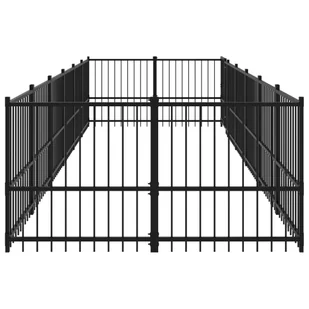 Lumarko Kojec zewnętrzny dla psa, stalowy, 11,26 m²! - Budy dla psów - miniaturka - grafika 5