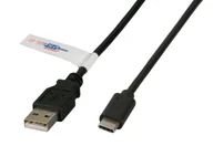 Kable komputerowe i do monitorów - EFB Elektronik K5258SW.0,5 kabel USB USB 2.0 0,5 m USB A USB C Czarny - miniaturka - grafika 1