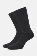 Skarpetki męskie - Skarpety Szare w Drobny Wzór - miniaturka - grafika 1
