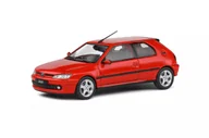Samochody i pojazdy dla dzieci - Peugeot 306 GTI S16 - 2002, red Solido 1:43 - miniaturka - grafika 1