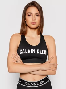 Calvin Klein Performance Biustonosz sportowy Medium Support 00GWF0K157 Czarny - Biustonosze - miniaturka - grafika 1