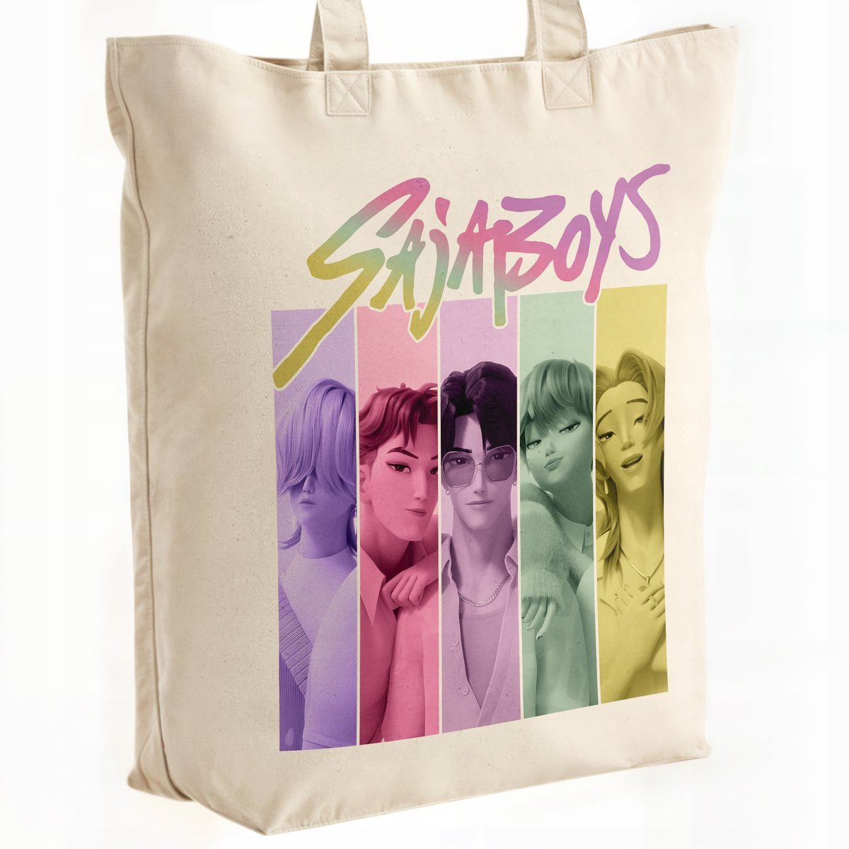 Torba bawełniana premium KPopowe Łowczynie Demonów Huntrix Saja Dla Fanów