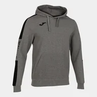 Bluzy męskie - Bluza z kapturem Joma Street Hoodie Szara 2XL - miniaturka - grafika 1