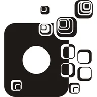 Dzwonki i gongi - Osłona włącznika POJEDYNCZA WELUR KWADRAT CZARNA VELVET - miniaturka - grafika 1