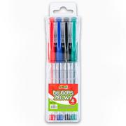 Długopisy - Penmate Długopis żelowy Kolori 4 kolory - miniaturka - grafika 1