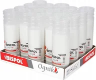 Lampiony i znicze - ZESTAW Wkłady do zniczy parafinowe BISPOL WP6N 144H 18szt. + Zapałki DABSTER_PL 38szt. - miniaturka - grafika 1