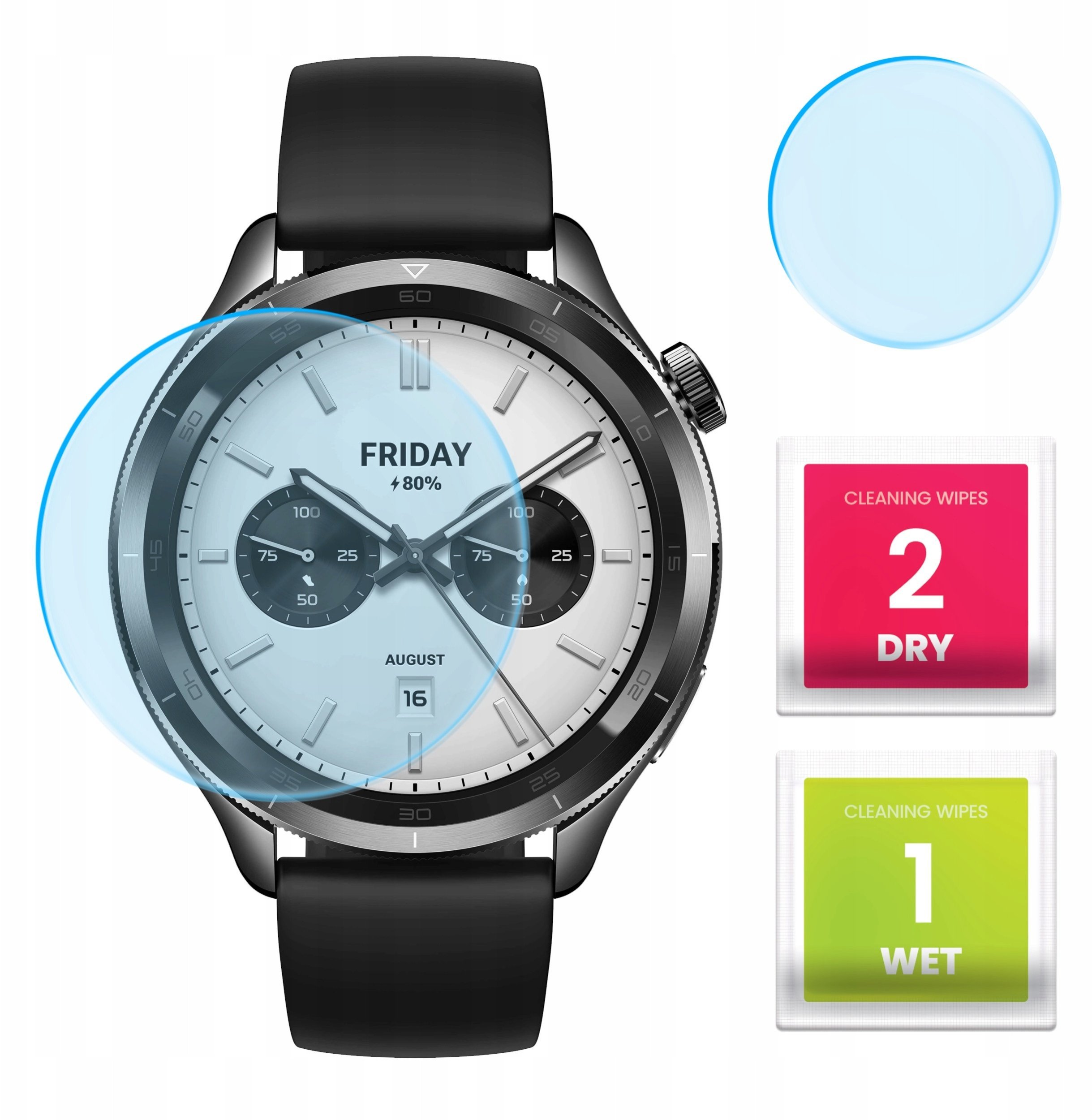 Szkło Hybrydowe do Xiaomi Watch S4 Szkiełko, Ochronne, Odporne, Szybka