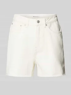 Szorty jeansowe o kroju mom fit z 5 kieszeniami - Spodenki damskie - miniaturka - grafika 1