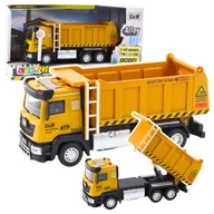 Samochody i pojazdy dla dzieci - ZABAWKOWY SAMOCHÓD BUDOWLANY CIĘŻARÓWKA - miniaturka - grafika 1