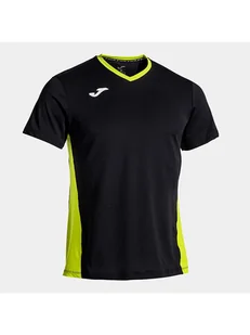 Joma Koszulka funkcyjna w kolorze czarno-limonkowym - Koszulki sportowe męskie - miniaturka - grafika 1