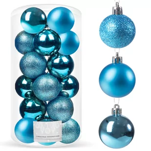 Bombki choinkowe na choinkę 4 cm zestaw 20 szt. - Bombki - miniaturka - grafika 1