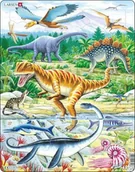 Puzzle - Układanka Dinozaury 35 elementów - miniaturka - grafika 1