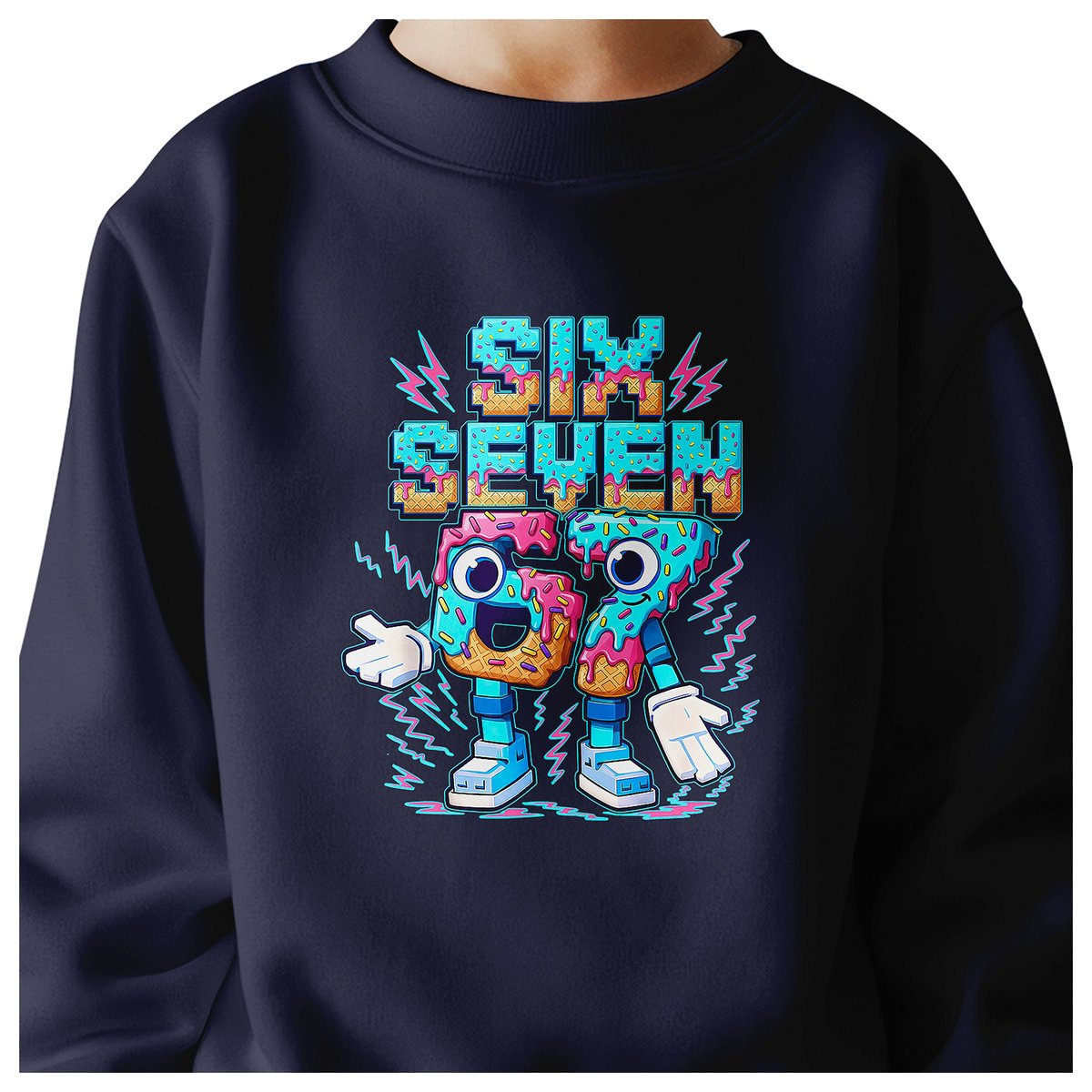 BLUZA DZIECIĘCA 67 SIX SEVEN VIRAL DLA CHŁOPCA DZIEWCZYNKI 134-140