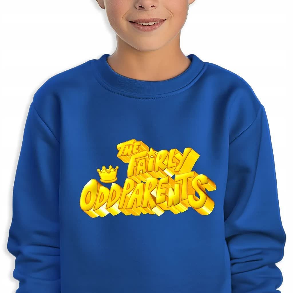 Bluza Dziecięca Granatowa The Fairly Oddparents Mix Wzorów -164 Cm (14-15)
