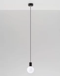 Sollux Lighting Lampa Wisząca Edison czarno-biała - SL.0157 - Lampy sufitowe - miniaturka - grafika 2