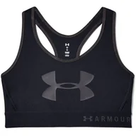 Biustonosze - Biustonosz sportowy Mid Keyhole Graphic Under Armour - miniaturka - grafika 1