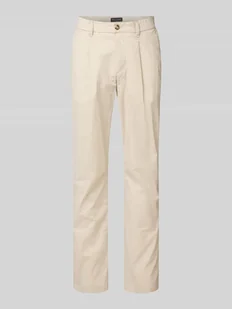 Chinosy o kroju tapered fit z mieszanki bawełny model ‘MOROT JOGGER’ - Spodnie męskie - miniaturka - grafika 1