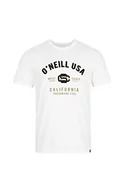 Koszulki męskie - O'Neill Męski T-shirt z krótkimi rękawami, podkoszulek (opakowanie 4 szt.), 11010 śnieżnobiały, XS-S - miniaturka - grafika 1
