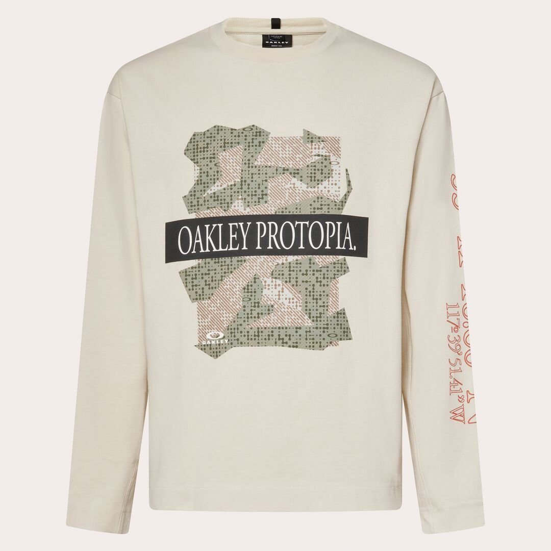 Longsleeve męski Oakley MTN RIDGE beżowy FOA407933-68S r XS