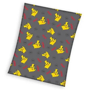 Kocyk Coral POKEMON PIKACHU Koc 130x160 cm dla dzieci - Koce i narzuty dla dzieci - miniaturka - grafika 1