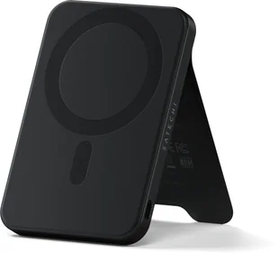 Magnetyczny powerbank z podstawką Satechi OntheGo Powerbank 5000mAh MagSafe Qi2 black - Powerbanki - miniaturka - grafika 1