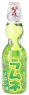 Napoje gazowane - Napój Ramune Melon, japońska oranżada o smaku melonowym 200ml - Hata Kosen - miniaturka - grafika 1