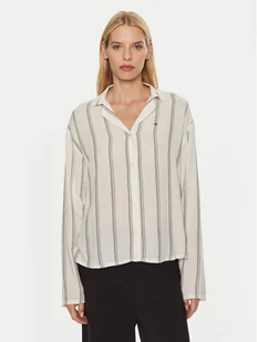 Tommy Hilfiger Koszulka piżamowa UW0UW05614 Écru Relaxed Fit - Piżamy damskie - miniaturka - grafika 1