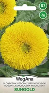 Nasiona i cebule - Słonecznik ozdobny średniowysoki Sungold nasiona 2g - WegAna - miniaturka - grafika 1