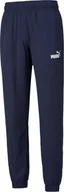 Spodnie sportowe męskie - Puma Puma Active Wovenpant 586733-76 granatowe S - miniaturka - grafika 1