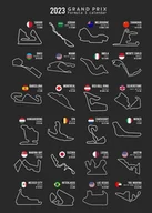 Puzzle - PUZZLE Tory Formuła 1 Retro Vintage + IMIĘ Pudełko 120 el. - miniaturka - grafika 1