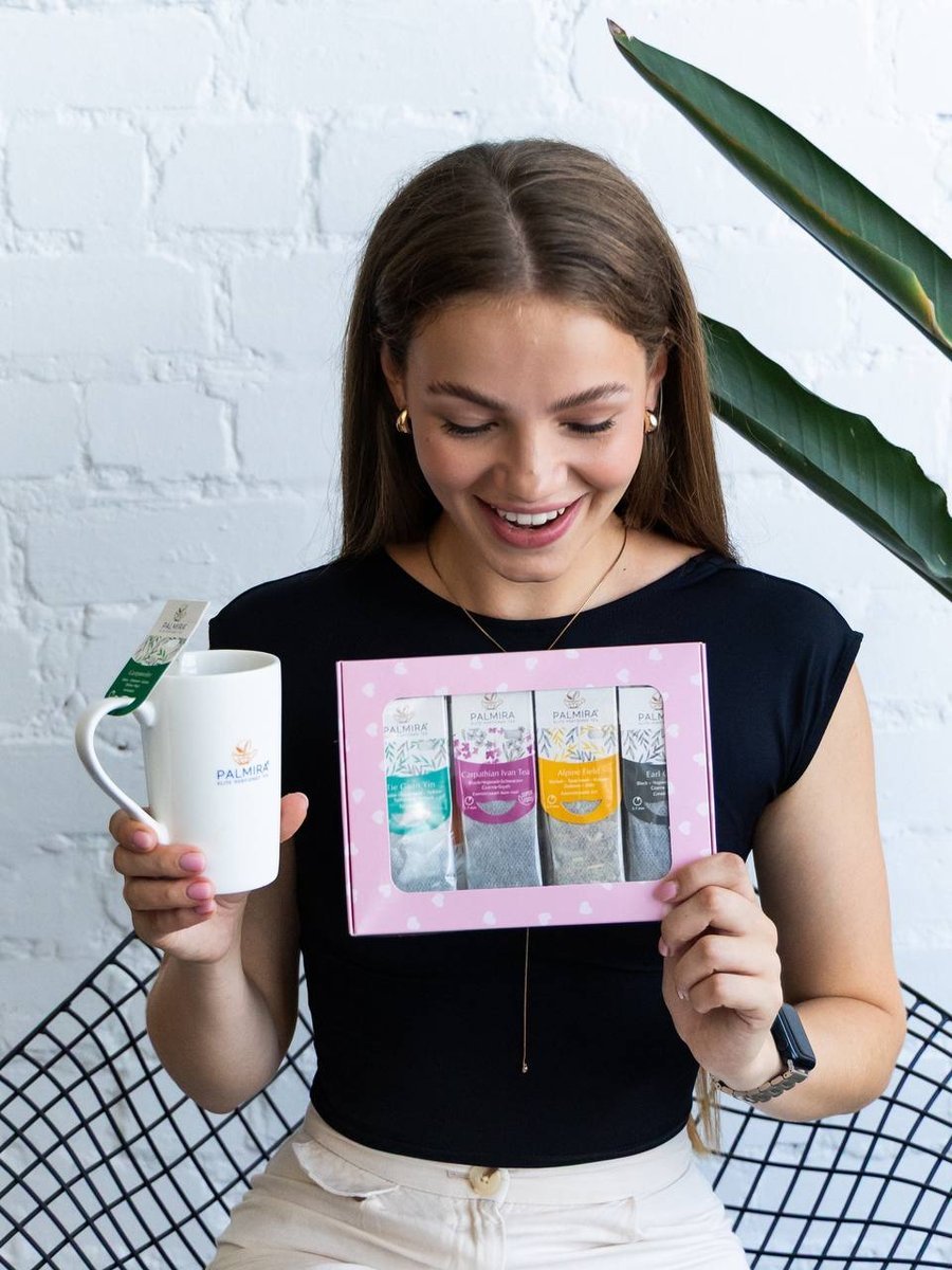 Zestaw prezentowy Herbata Palmira „Serduszko” – 20 saszetek