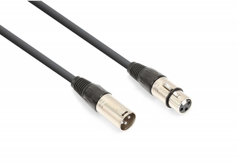 Kabel mikrofonowy XLR m - XLR ż 3 m one size