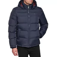 Kurtki męskie - Tommy Hilfiger Męska Kurtka Puchowa, Granatowy, 3XL - miniaturka - grafika 1