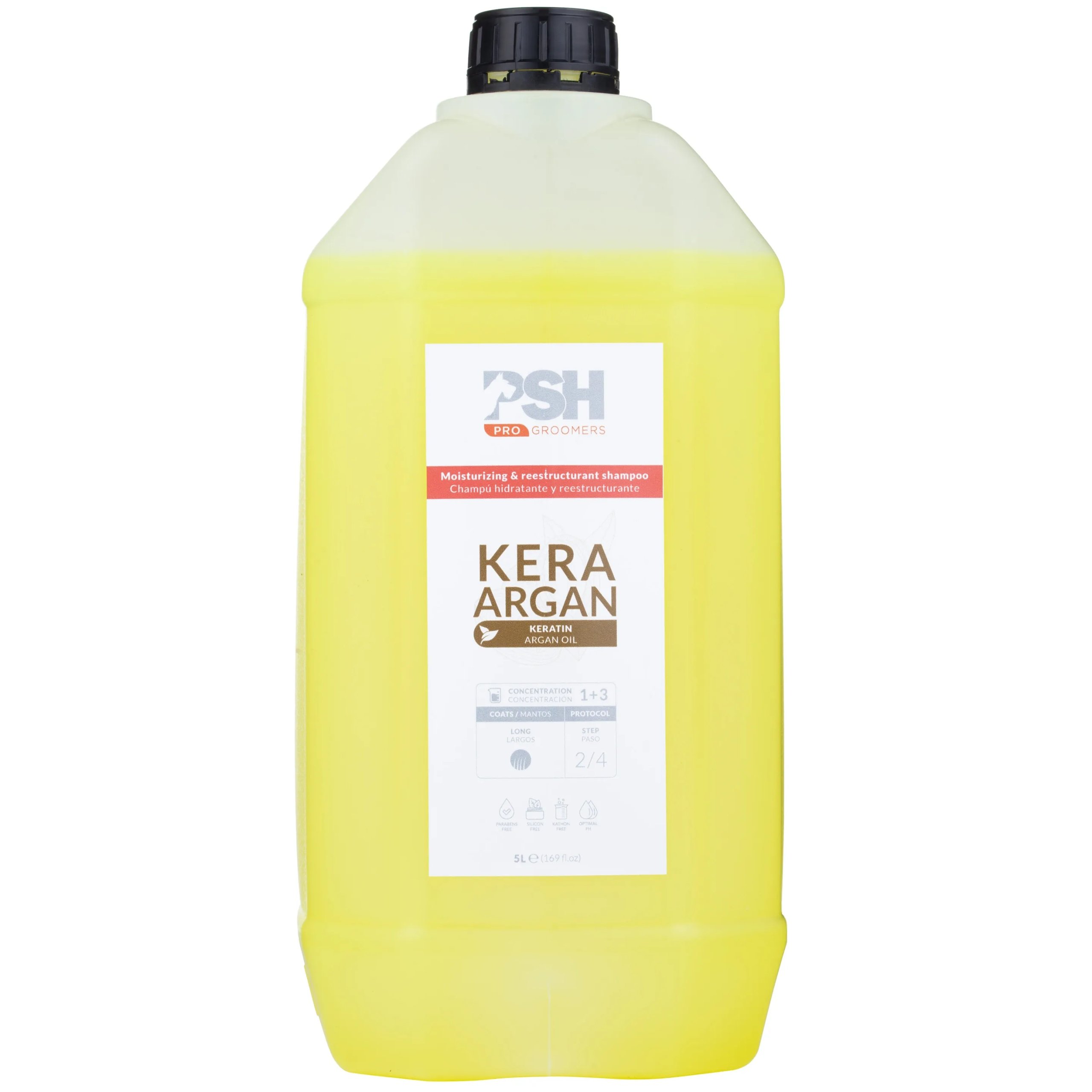 Psh Kera-Argan nawilżająco wygładzający szampon z keratyną 5L