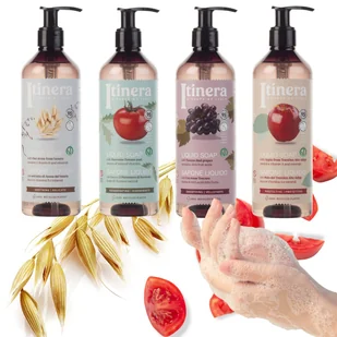 ITINERA pielęgnujące NATURALNE mydło do rąk włoskie VEGAN 4szt. 370ml ZESTAW - Mydła - miniaturka - grafika 1