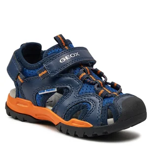 Sandały Geox J Borealis Boy J450RC 014BU C0685 M Royal/Orange - Buty dla chłopców - miniaturka - grafika 1