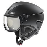 Kaski narciarskie - Uvex Kask narciarski Instinct Visor S5662602003 Czarny - miniaturka - grafika 1