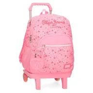 Torby na laptopy - Pepe Jeans Alenka Rosa Plecak z podwójną komorą z wózkiem na laptopa 15,6 cala Różowy 32x44x22 cm Poliester 24,68 l by Joumma Bags, Różowy kolor, Talla única, Plecak z podwójną komorą z wózkiem - miniaturka - grafika 1