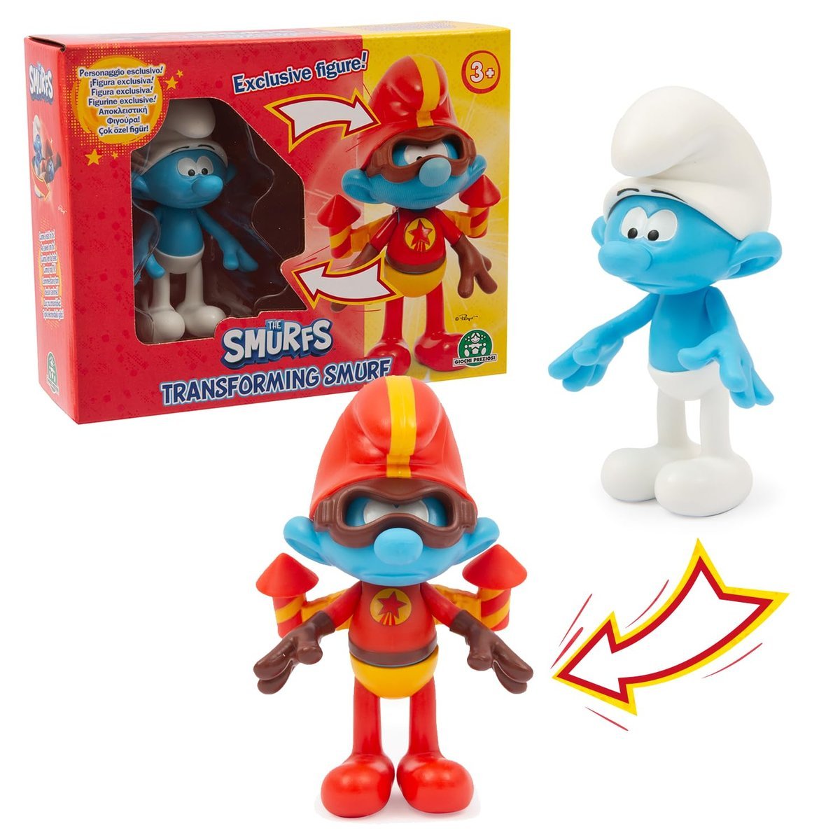 Smerfy - Figurka transformacji - Strachowy, PUF 231
